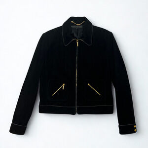 Ralph Lauren Black Label Vintage Suede Jacket · Only One Available